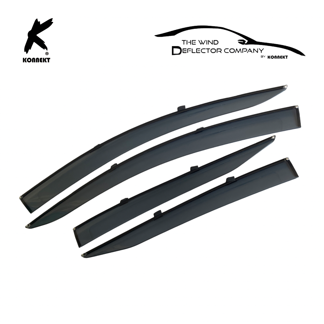 Wind Deflector Set for Toyota Prius | 2016 - 2021 | 4 Pcs | Front and Rear