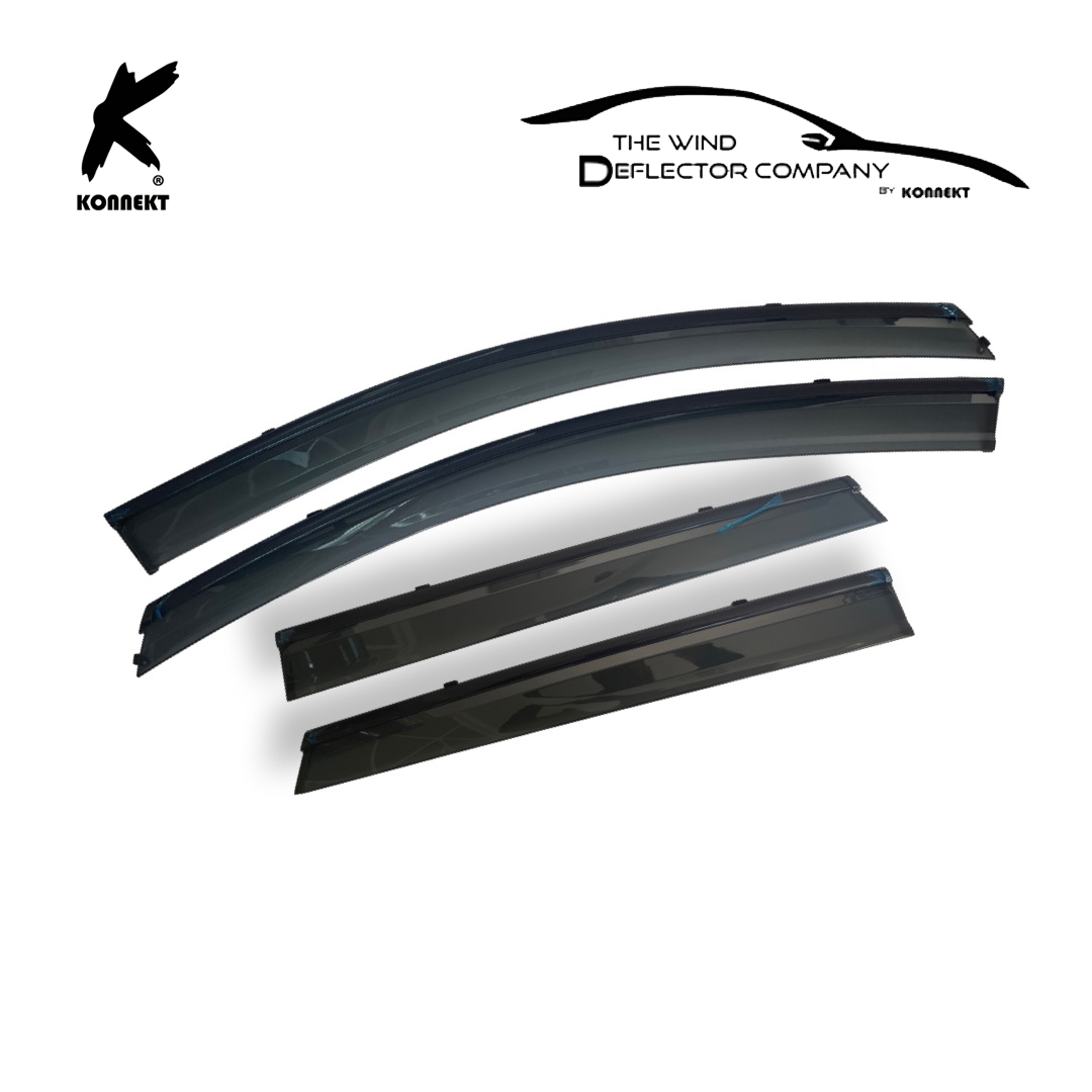 Wind Deflectors Set for Nissan Qashqai | 2015 - 2021 | 4 Pcs - Front & Rear