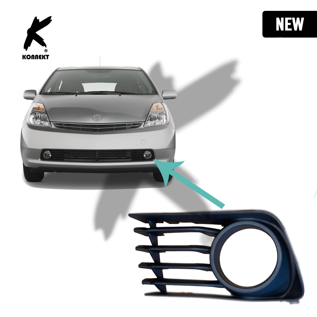 Front Right Passeng Side Bumper Fog Light Grill Cover for TOYOTA Prius 2003-2008