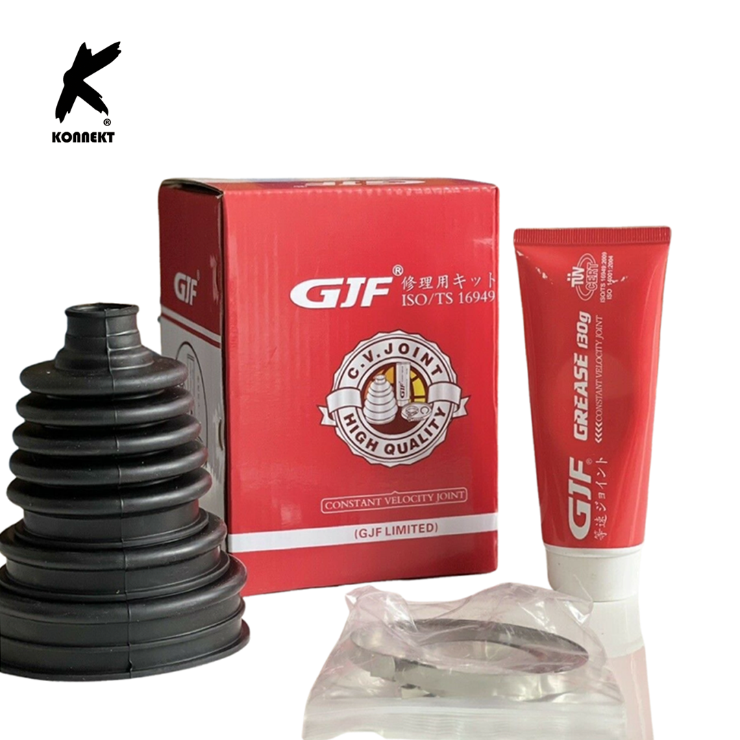 GJF Universal Black Rubber CV Joint Boot Dust Dirt Protective Cover for Car