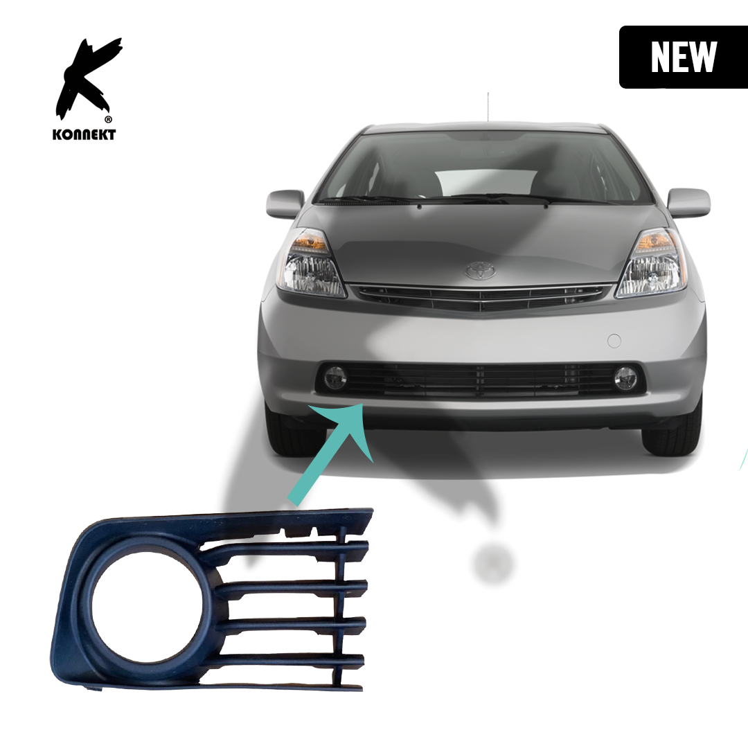 Front Left Driver Side Bumper Fog Light Grill Cover for TOYOTA Prius 2003-2008