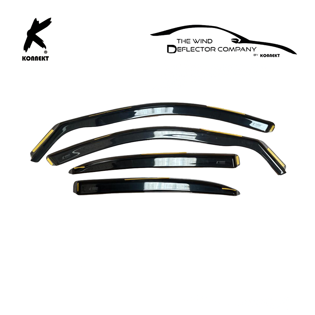 KONNEKT Wind Deflector Set for Mercedes E Class | W212 | 2009-2016 Front & Rear