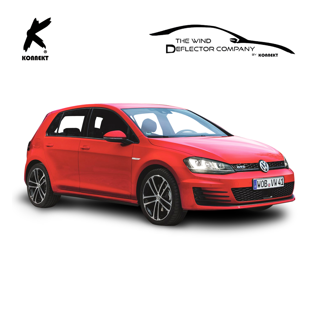 Wind Deflectors For Volkswagen Golf MK7 | 2014-2019 | Front and Rear