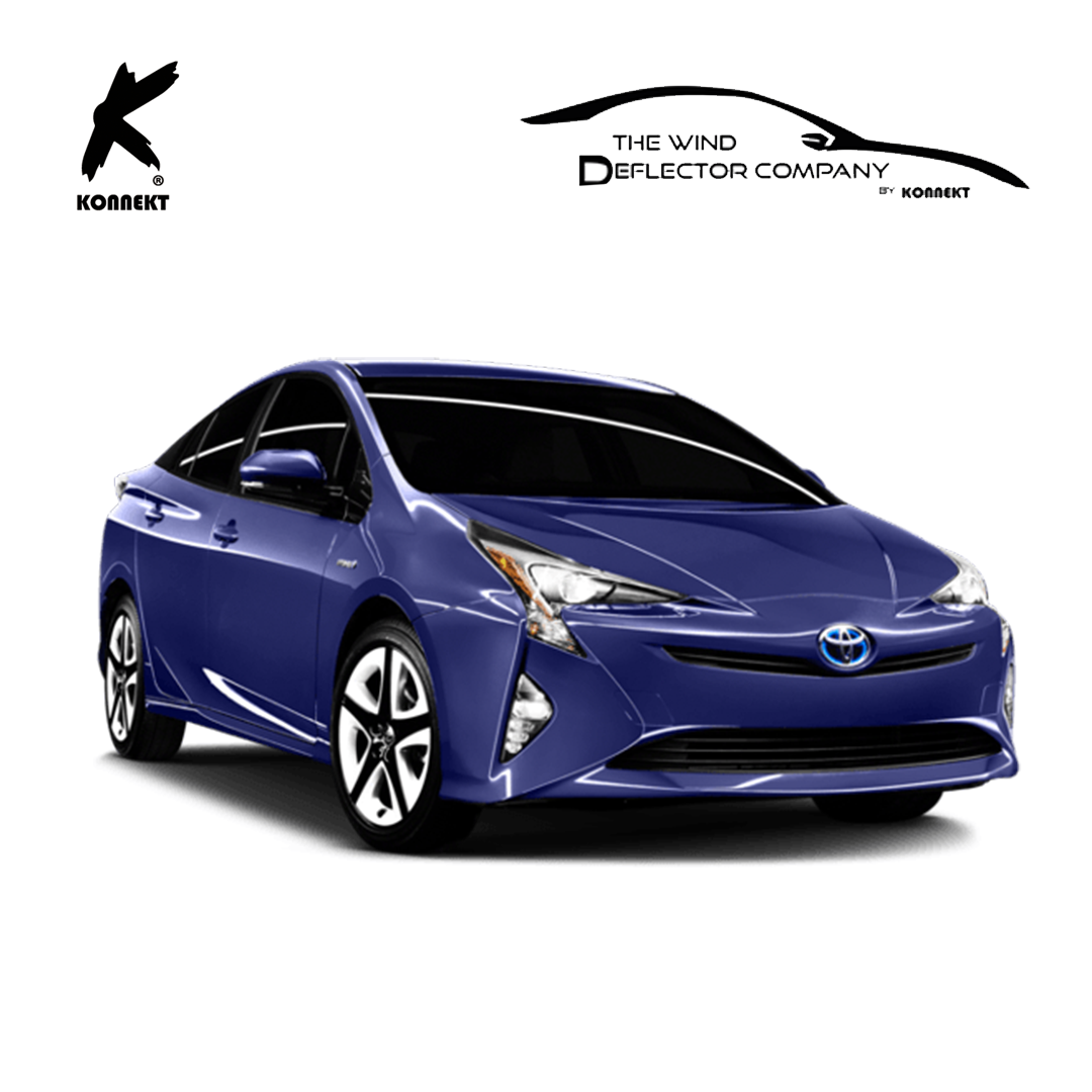 Wind Deflector Set for Toyota Prius | 2016 - 2021 | 4 Pcs | Front and Rear