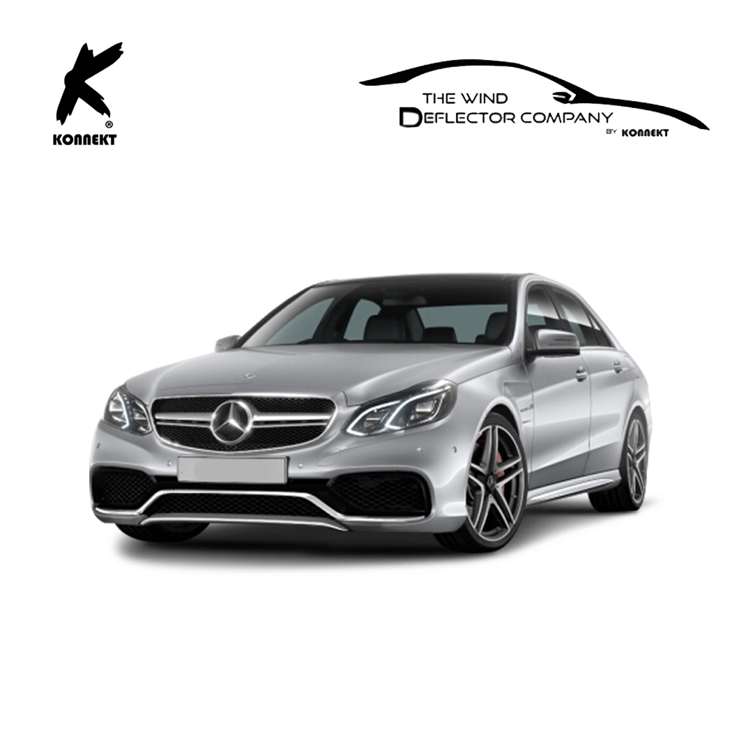 KONNEKT Wind Deflector Set for Mercedes E Class | W212 | 2009-2016 Front & Rear