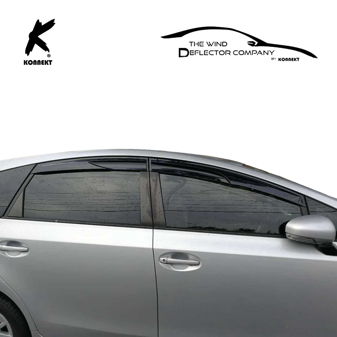 Wind Deflector Set for TOYOTA Prius Plus | Front & Rear | 2012 - 2020 | Mugen