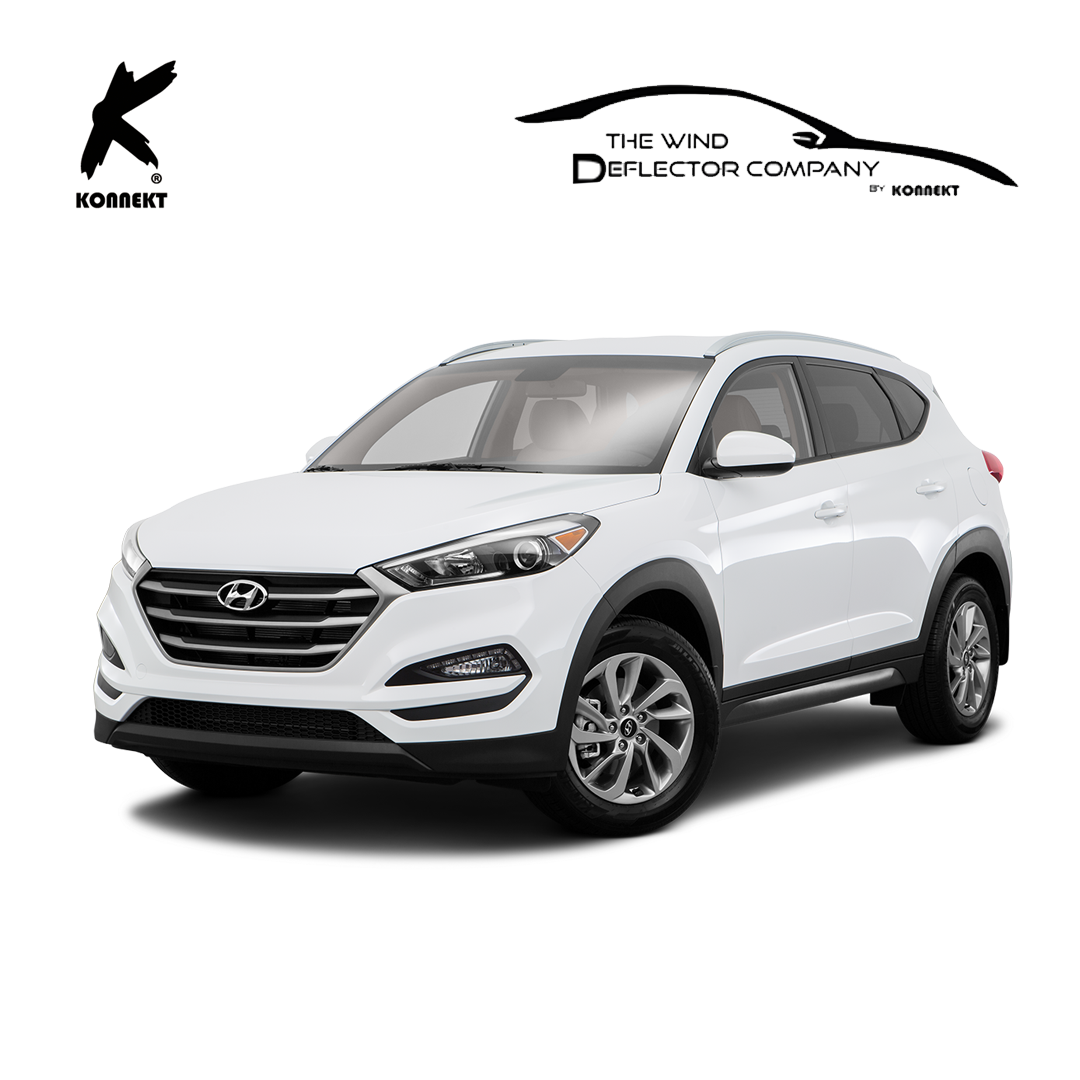 Wind Deflector Set for Hyundai Tucson | Front and Rear | 2015 - 2020 | 4 Pcs