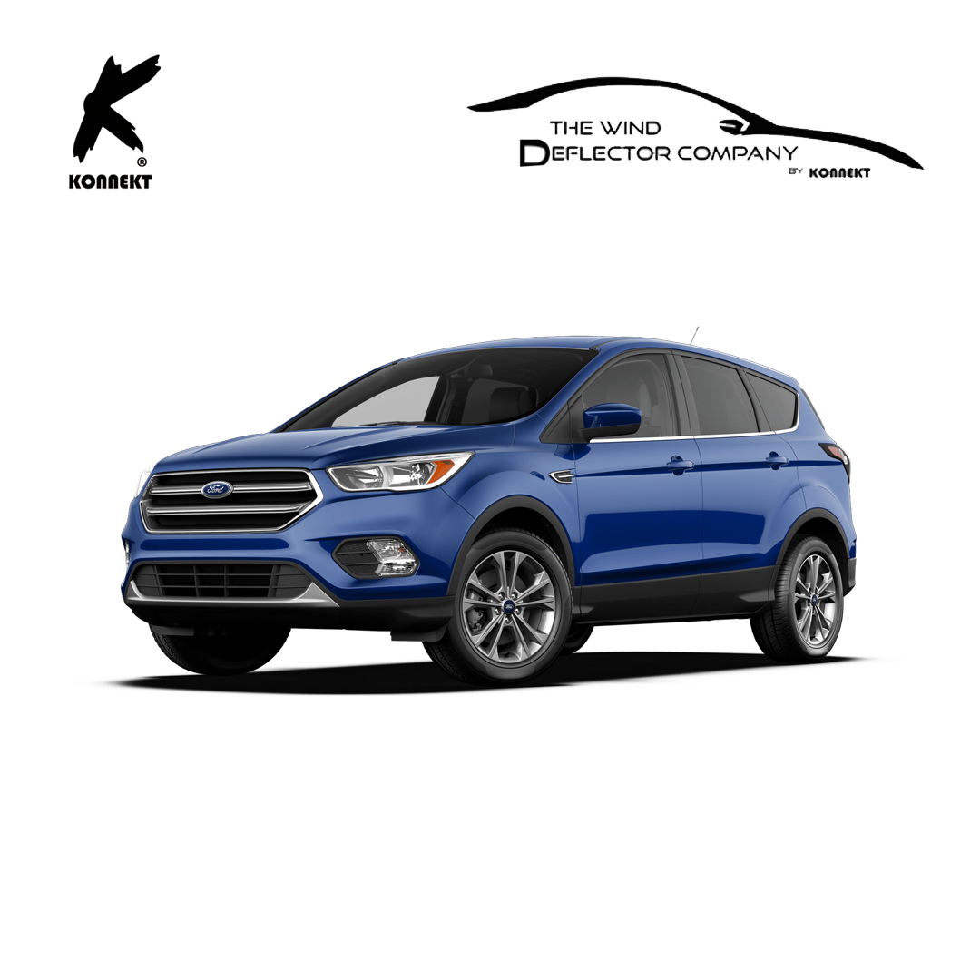 Wind Deflector Set for Ford Kuga | Front and Rear | 2012 - 2020
