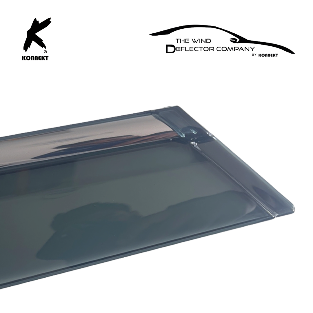 Wind Deflector Set for Nissan Qashqai | Front And Rear | 2015 - 2021 | Chrome