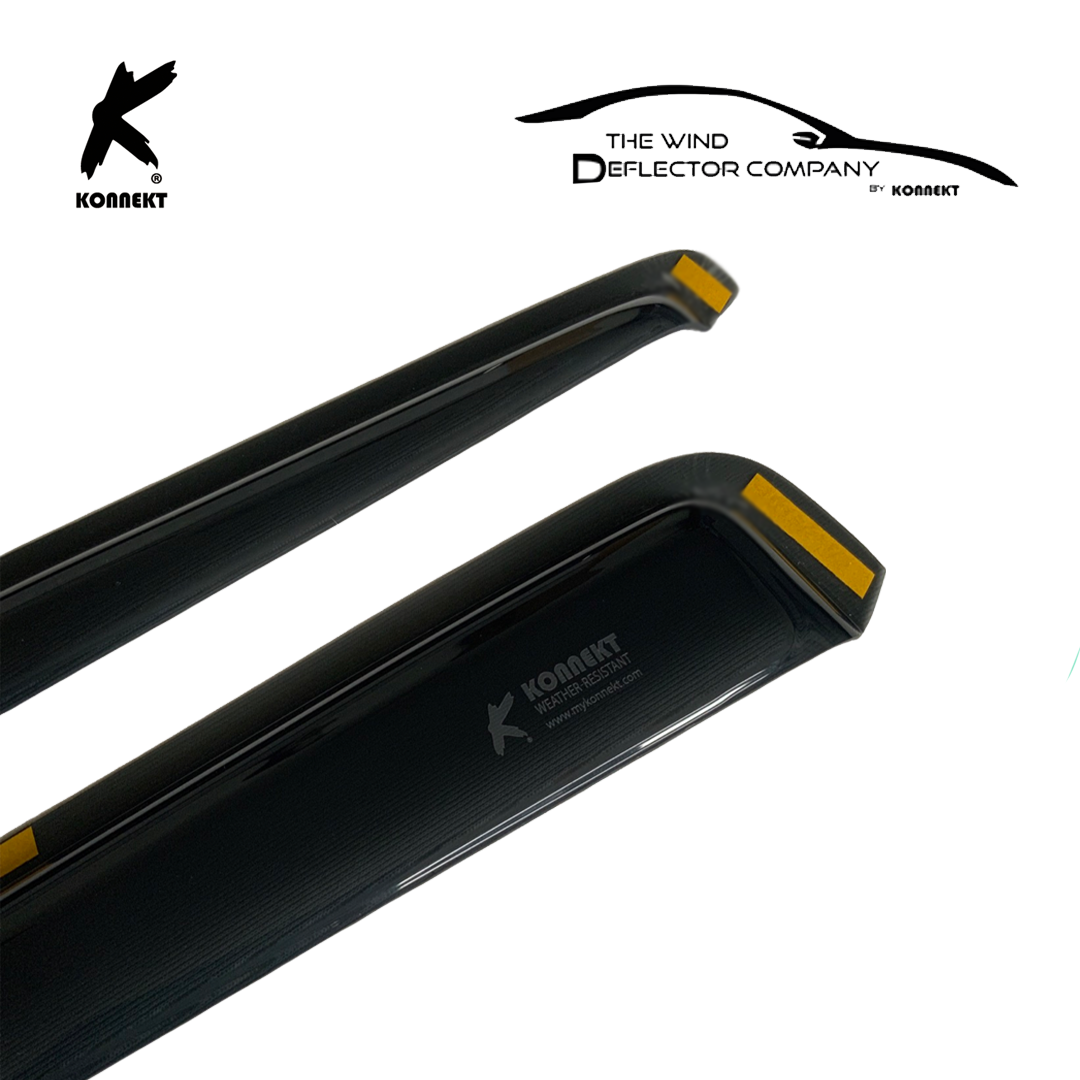 KONNEKT Wind Deflectors Set For Vauxhall Corsa | 5 Door - 4 Pcs | 2006 - 2018