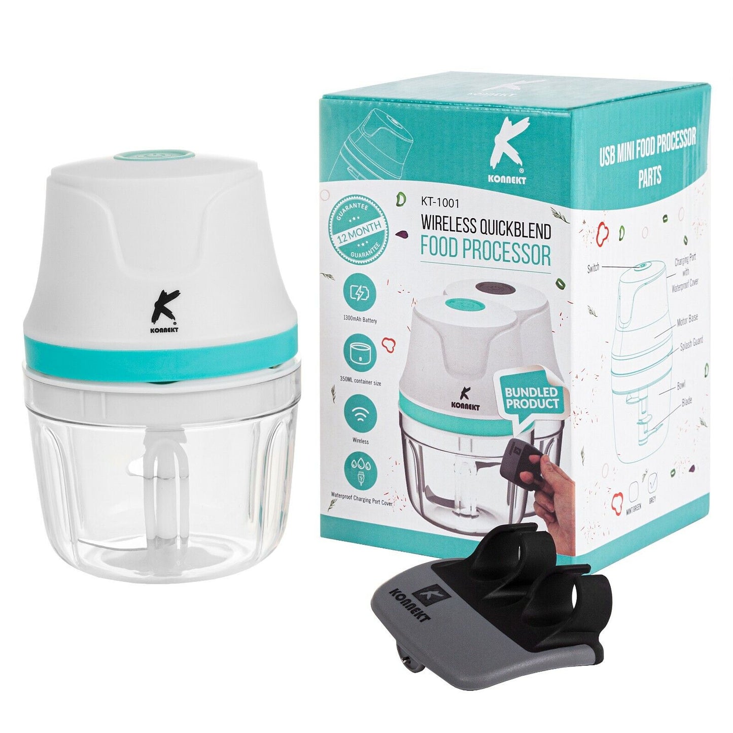 KONNEKT QuickBlend Mini Food Processor