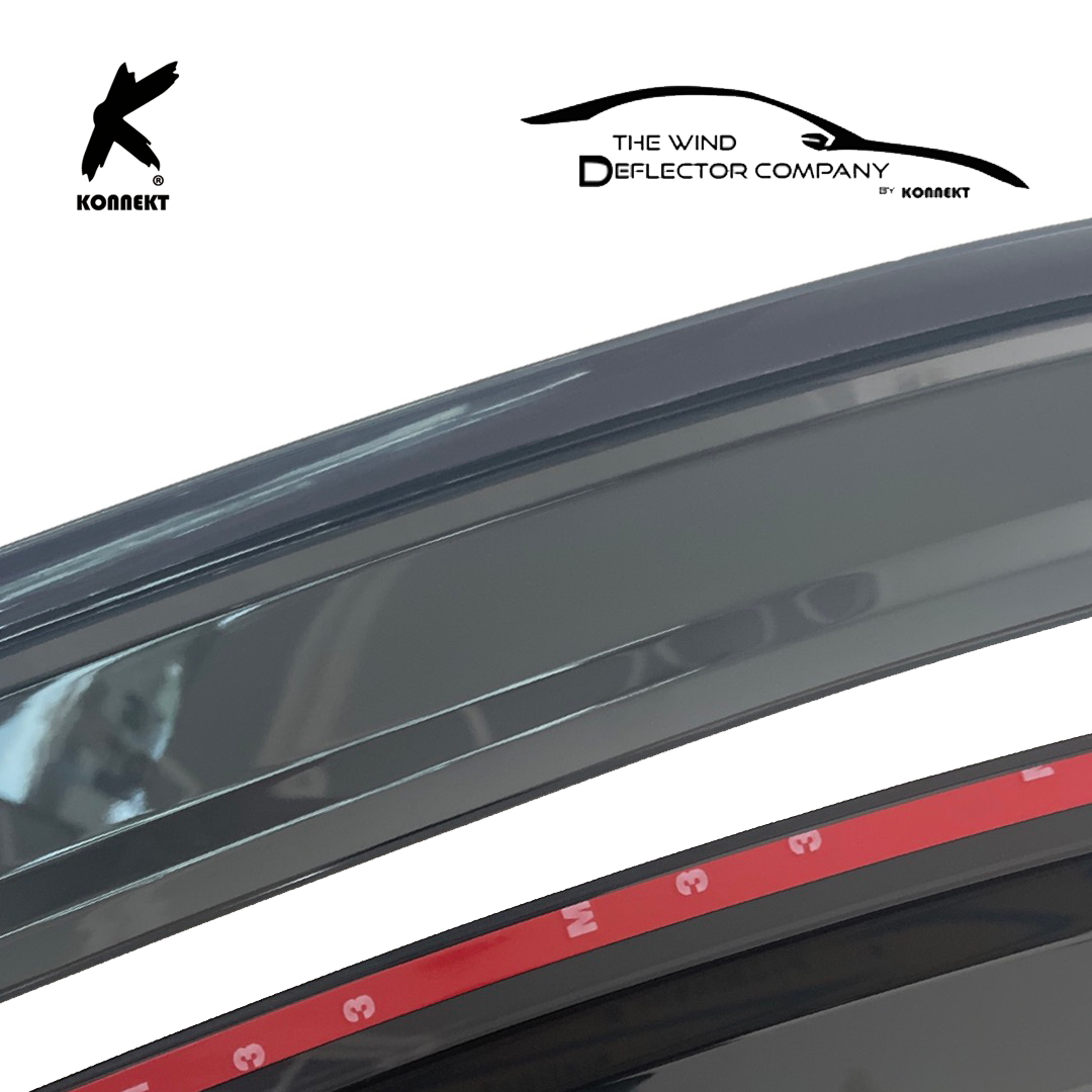 Wind Deflectors Set for Nissan Qashqai | 2015 - 2021 | 4 Pcs - Front & Rear