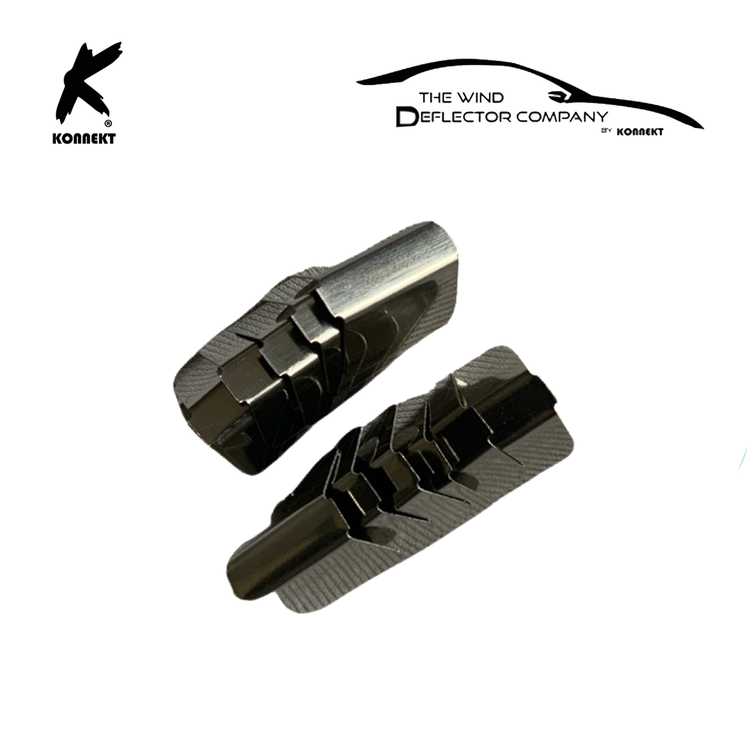 KONNEKT Wind Deflectors Set For Vauxhall Corsa | 5 Door - 4 Pcs | 2006 - 2018