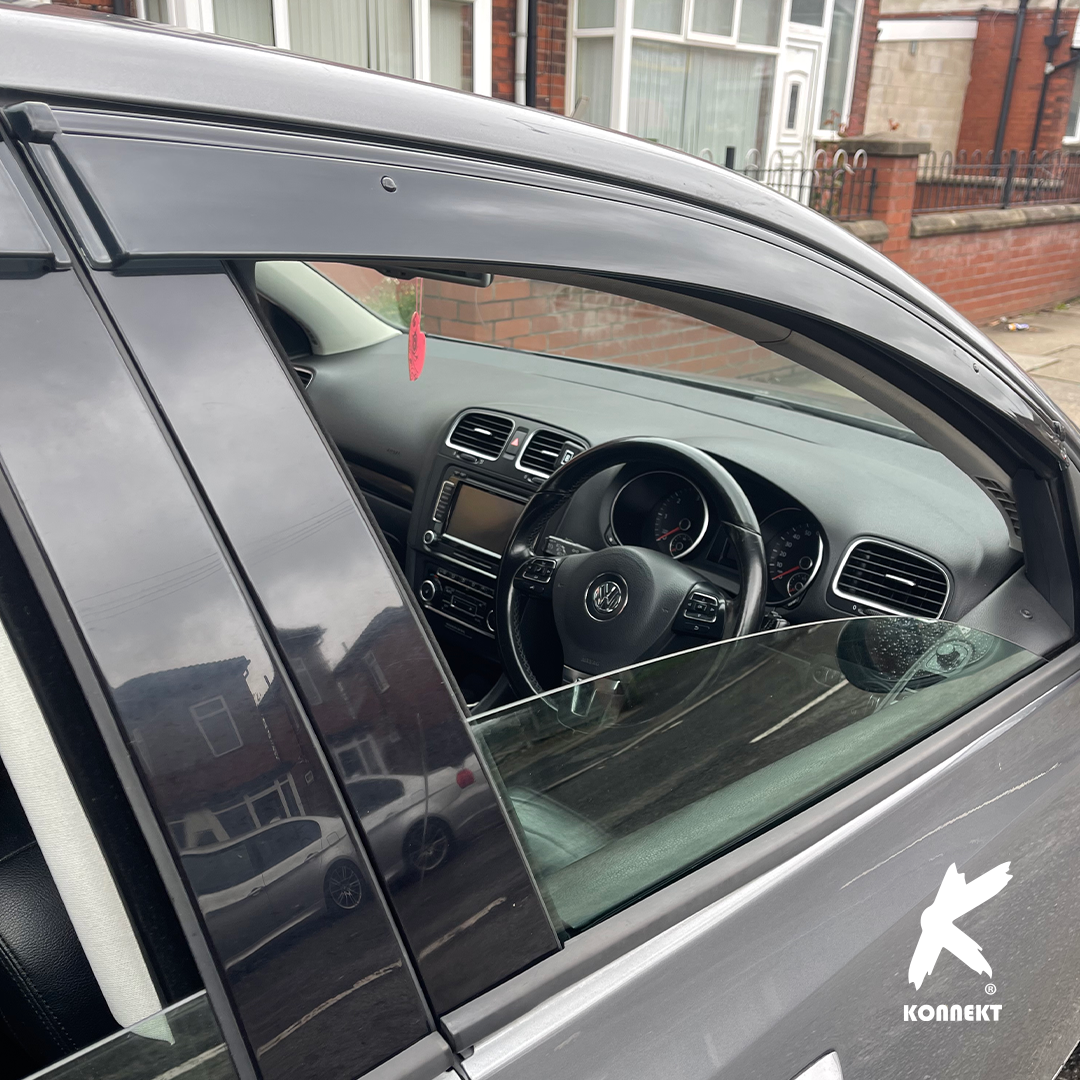 Wind Deflector Set for Volkswagen Golf MK6 | Front and Rear | 2009 - 2013