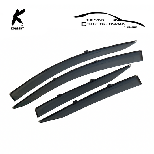 Wind Deflector Set for Toyota Prius | 2016 - 2021 | 4 Pcs |  Front and Rear