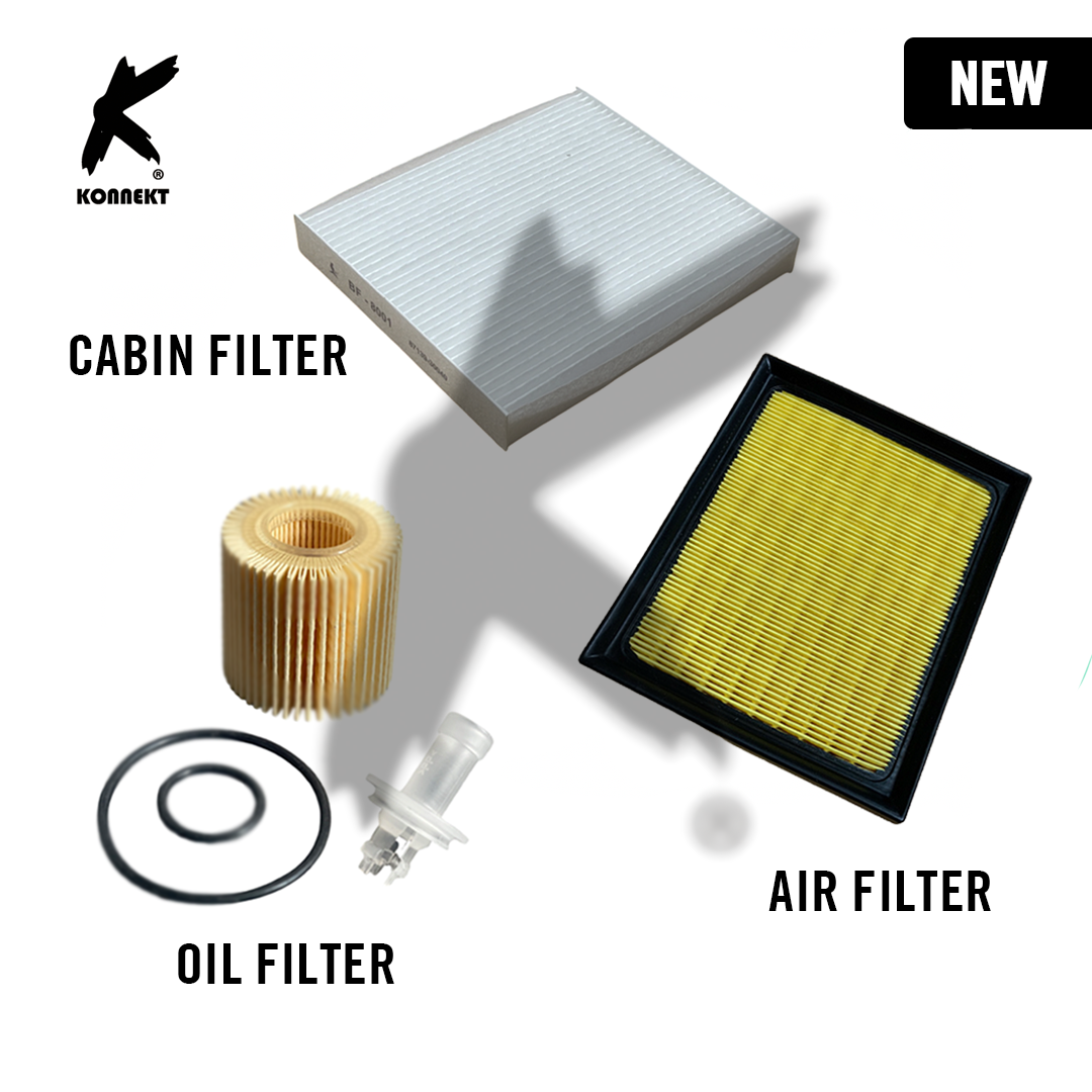 Konnekt® Service Kit for TOYOTA Prius | 2009 - 2015 | Air, Oil, Cabin Filters