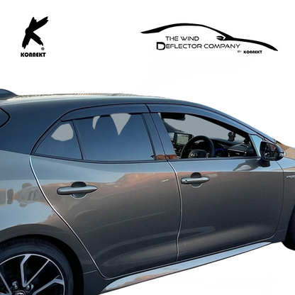 Wind Deflector Set for TOYOTA Corolla | 2019 - 2023 | Front & Rear | Hatchback