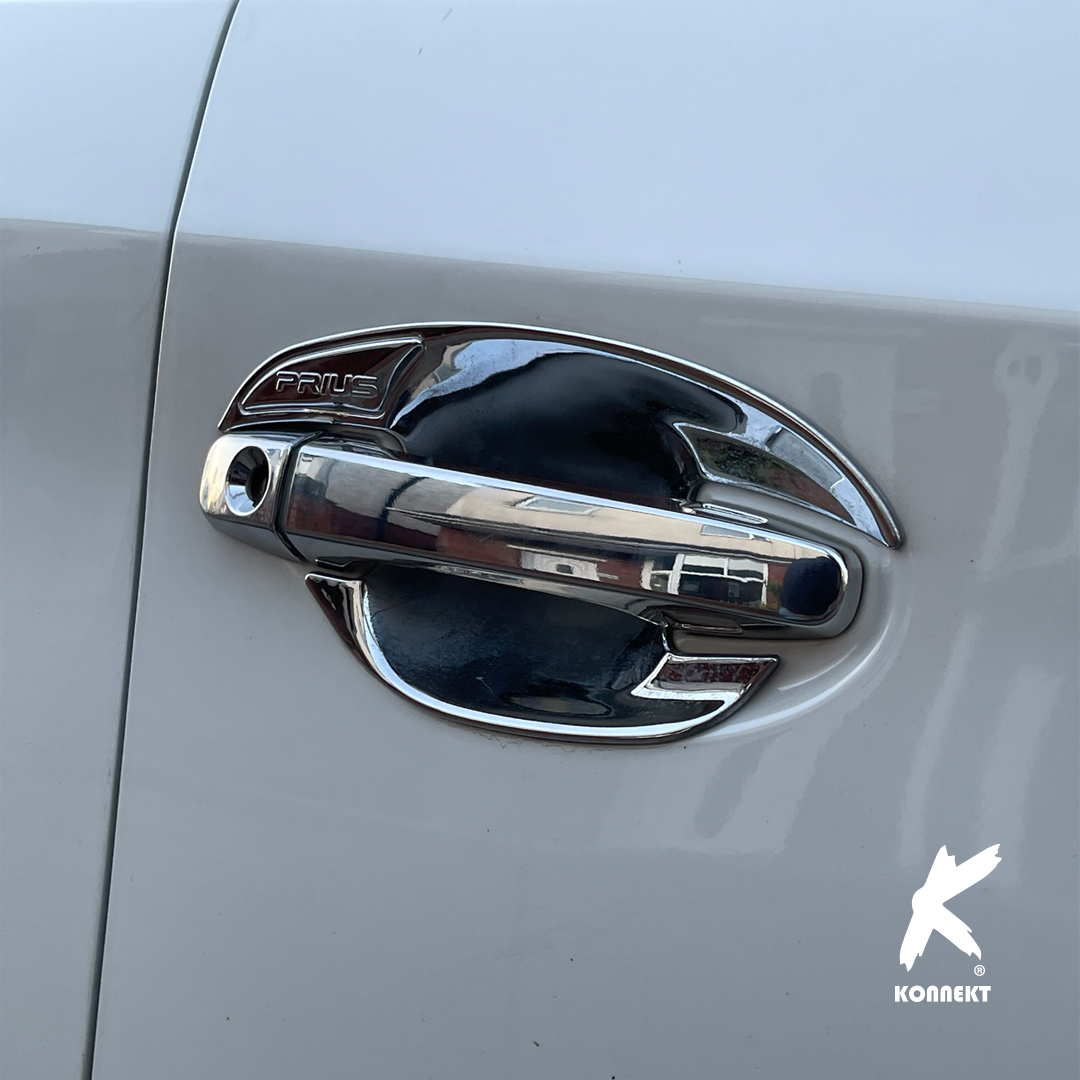 Exterior Chrome Door Handle Cover Set for TOYOTA Prius | 2009 - 2015 | 4 Pcs